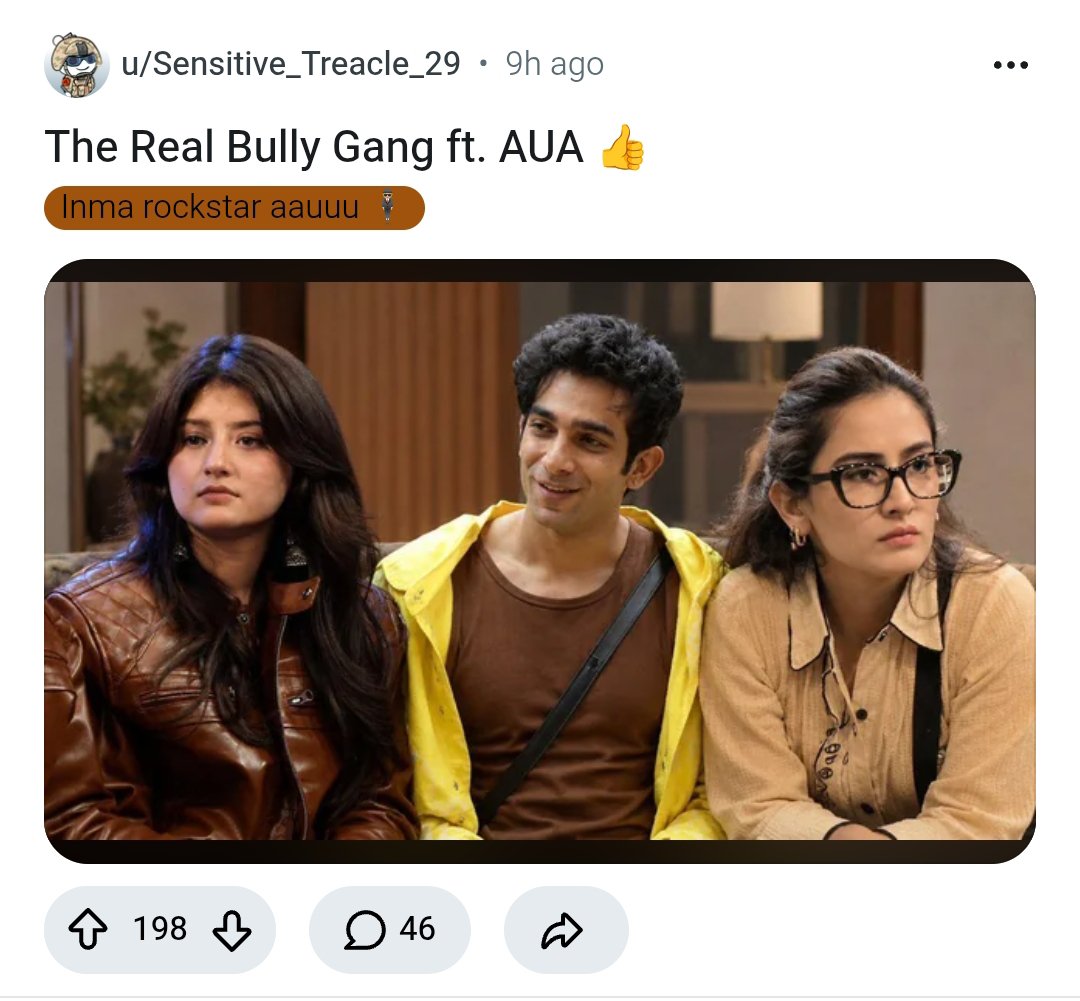 DipankarJo18390's tweet photo. Happy to see reddit calling out the fake friends of Qazi and brutally thrashing them left right and center 🔥

#QaziTouqeer • #BiggBoss20 • #BB20 https://t.co/UZzQeXdnnE