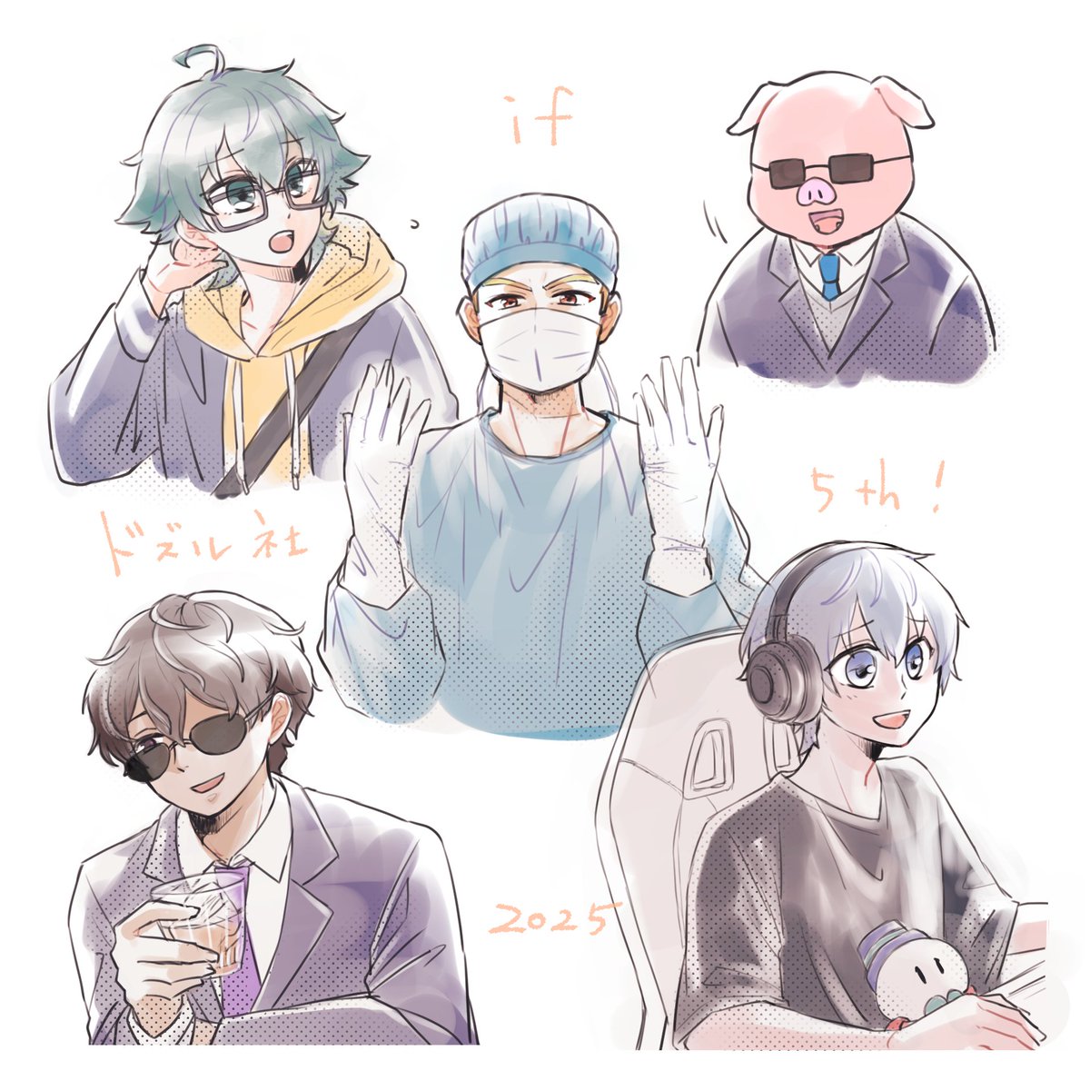 itsukichi_'s tweet photo. Xはじめました🎨

YouTubeで【ドズル社ゆるっとお絵描きちゃんねる】という、手描き切り抜きチャンネルをやっています！

ここでは、製作中の切り抜き用のイラストや、ファンアートをゆるっと載せていく予定です。

よろしくお願いします！

#ドズル社アート https://t.co/j6vDoiArHH