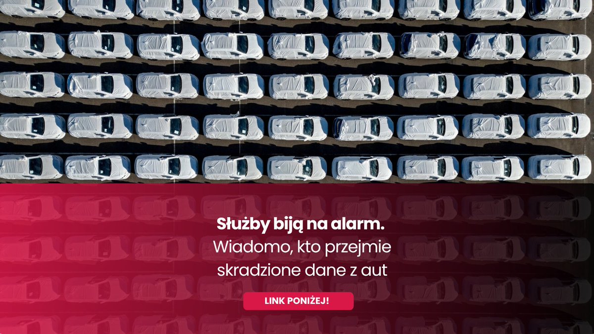 FXMAGpl's tweet photo. 🔴 Nowoczesne samochody coraz częściej przypominają mobilne centra danych, gromadząc informacje o kierowcach, pasażerach i lokalizacji pojazdu. 

Holenderskie służby ostrzegają, że dostęp do tych danych mogą uzyskać nie tylko cyberprzestępcy, ale także producent i podmioty państwowe.

Czytaj więcej: https://t.co/GbHq4MSc2i
