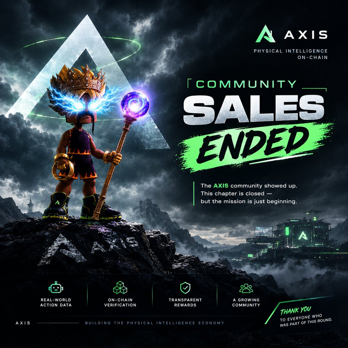 Crypto_Aii's tweet photo. The $AXIS Community Sale may be over, but that’s not where the interesting part ends.

What happened after the sale is what caught my attention. 👀

@axisrobotics sent refunds straight to participants’ wallets. ..
No claims ❌️
No extra steps. ❌️

Then final fulfilment increased from 41.7674% to 42.0346% after several wallets linked to suspicious activity were rejected during KYC.

But there was an even bigger update.

25% of allocated $AXIS unlocks at TGE.

And Axis is also adding bonus tokens, fully unlocked at TGE, based on each participant’s original commitment before the pro-rata dilution.

That gives the bonus mechanism a different meaning.

People who committed early, when the original unlock conditions were much tougher, are still being recognized for that commitment.

So the story isn’t simply about who got what allocation.

It’s about:
→ Early commitment
→ Pro-rata settlement
→ Better unlock terms
→ Bonus recognition

2,472 people stepped in despite the strict original conditions.

Now the interesting question is:

What happens when you build with a community that chose to show up early?

The sale is done.

Now we get to see what @axisrobotics does with that conviction. 🦾