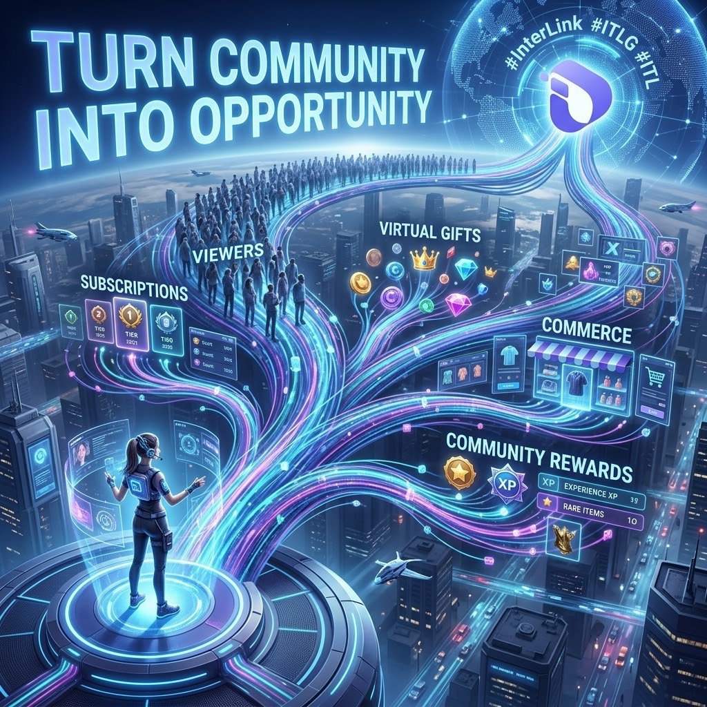 Iukhan1122's tweet photo. The power of one livestream can grow into a global community. Discover how to turn community into opportunity. #InterLink #ITLG #ITL https://t.co/INofAyYidl