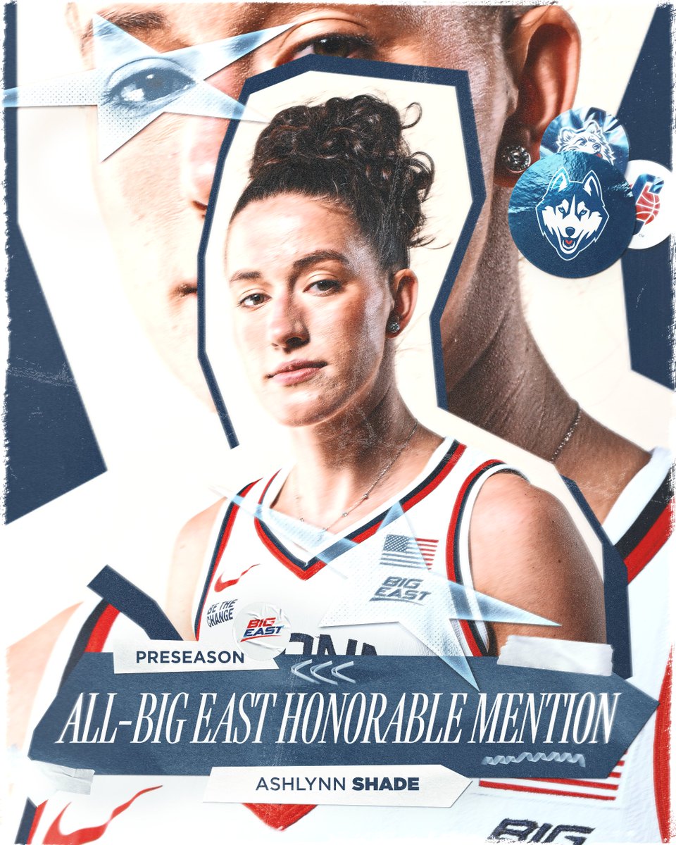 UConnWBB's tweet photo. Ashlynn Shade earns Preseason All-BIG EAST Honorable Mention! https://t.co/1iX7vN0V8f