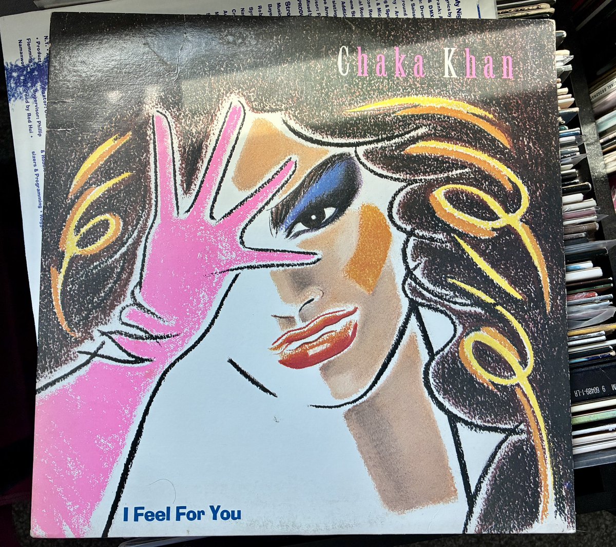 audio_collector's tweet photo. I FEEL FOR YOU (1984) the fifth studio album by Chaka Khan on vinyl   Released 42 years ago today, October 1st, 1984, by Warner Bros. Records.  #musicfromthelastcentury #ilovethe80s #todayinpopmusic #chakakhan #80smusicnostalgia https://t.co/2Z9x2lS9wH