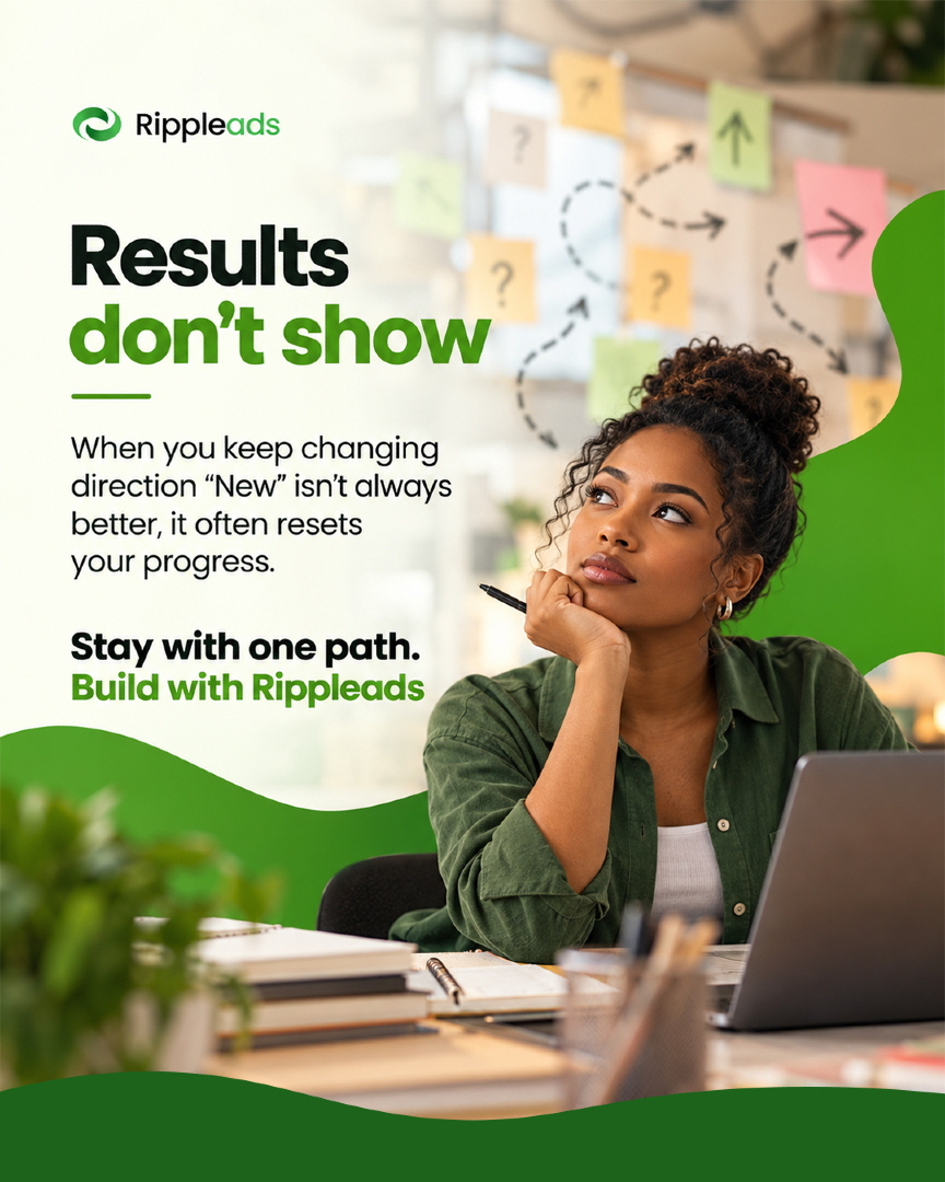 Rippleads1's tweet photo. Too many choices can create confusion. More apps, platforms and opportunities don’t always mean more results. Focus on what matters and stay consistent.
👉 What’s one distraction you need to remove this week?
Explore Rippleads.
#Rippleads #DigitalGrowth #OnlineBehavior #Attention https://t.co/woKkHW40xs