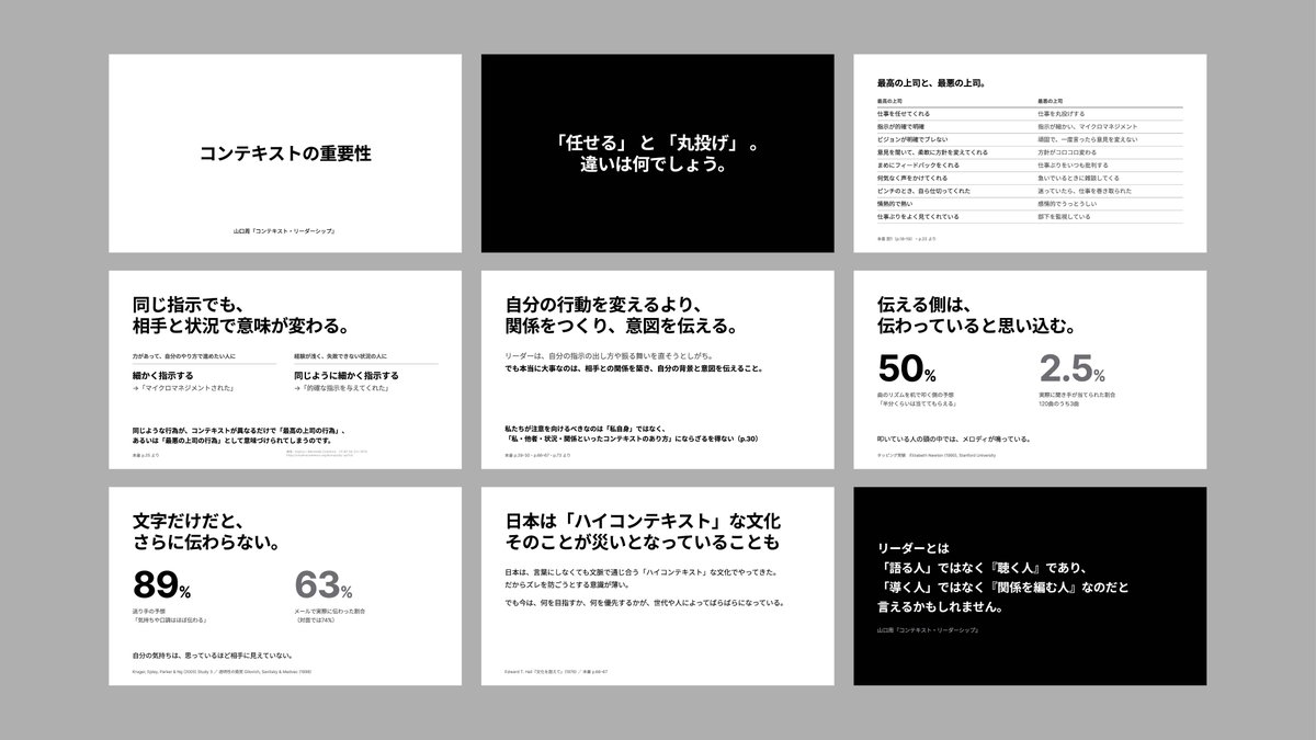 unitbaseinc's tweet photo. 今週の勉強報告会は、エンジニア堤さんが「コンテキストの重要性」を共有📚
-----
「任せる」と「丸投げ」の違いは何か？
-----
違いを生むのは行為ではなく、相手の受け取り方と関係性で変化する。
前回の「伝わらないはなぜ起こるのか」に続き、“伝える”解像度が上がる報告会になりました🧠 https://t.co/MCm4AsCuLw