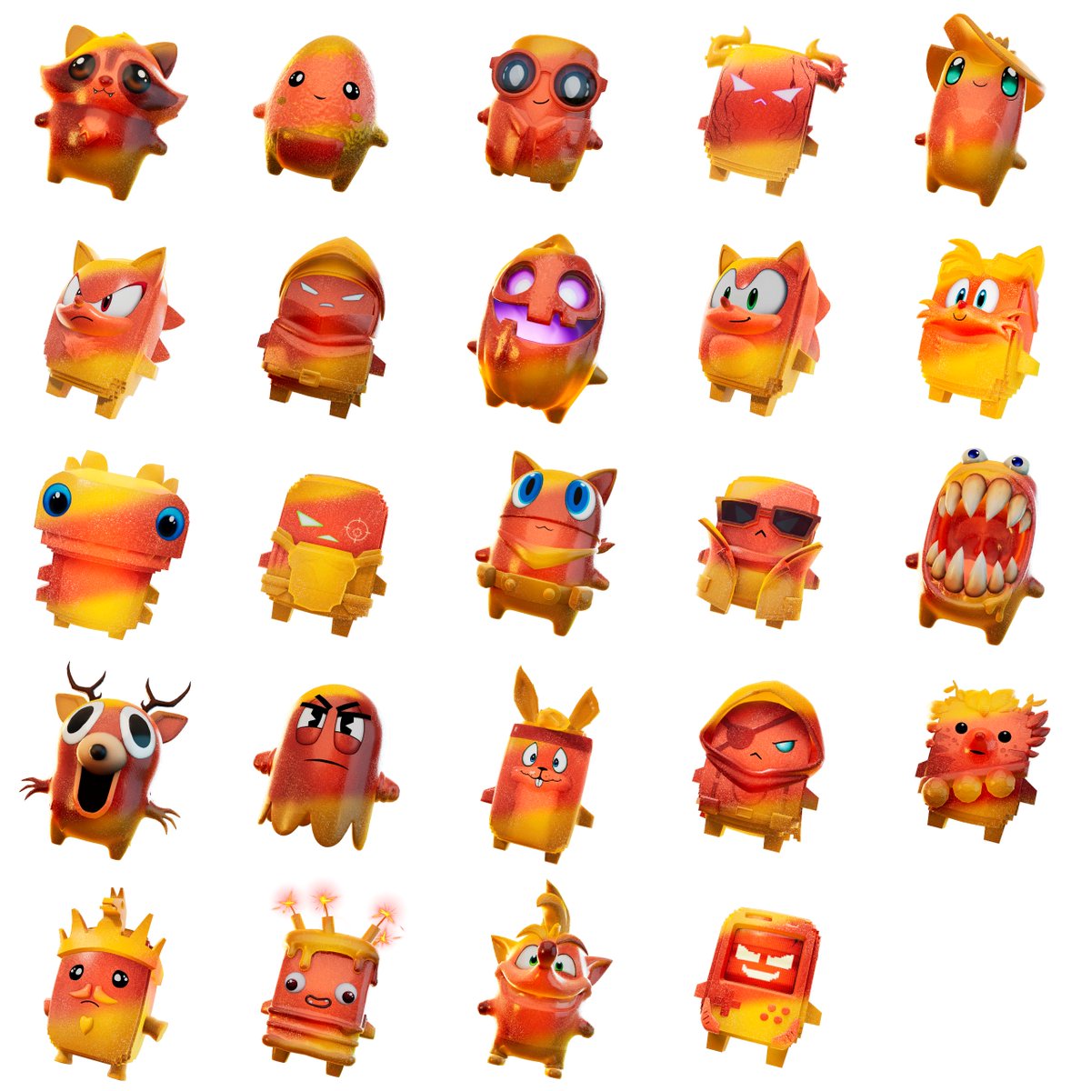 FN_Assist's tweet photo. NEW CANDY CORN Sprite Variant added in #Fortnite v42.30!

Releases next Thursday, October 8th. https://t.co/nxYgfPAdMw