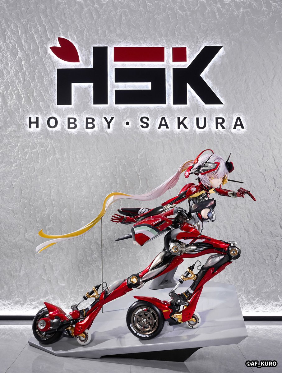 Hobbysakura's tweet photo. 🚨超重大発表🚨

――まさかの、1/1スケール。

Hobby Sakura × Skin Studioが贈る
AF_KURO先生 @llcabR18 オリジナル作品
◤少女発動機 OV-R200 “Warped circle”◢

原型制作：LESLyzerosix

この度、圧巻の1/1スケールフィギュアとして登場！

🔥2026上海WFにて実物展示！
📍Hobby Sakuraブース【W5-A18】
📅10.3-10.4

写真では伝えきれない圧倒的な存在感を、ぜひ会場でご覧ください！

#HobbySakura新商品公開 #少女発動機