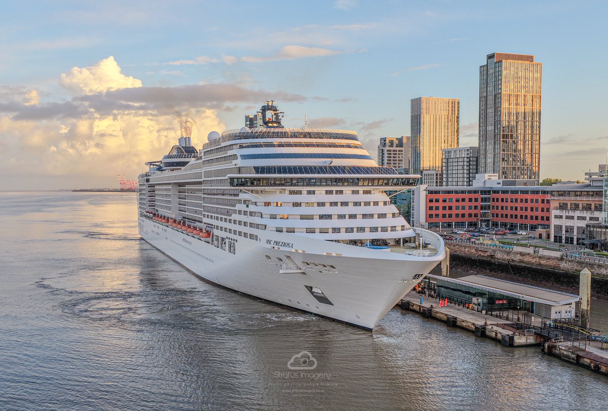 stratusimagery's tweet photo. Welcome to Liverpool MSC PREZIOSA 

@angiesliverpool @realrobinjmac65 @YOLiverpool #liverpool #msccruises #liverpool https://t.co/5uQPgTEyGZ