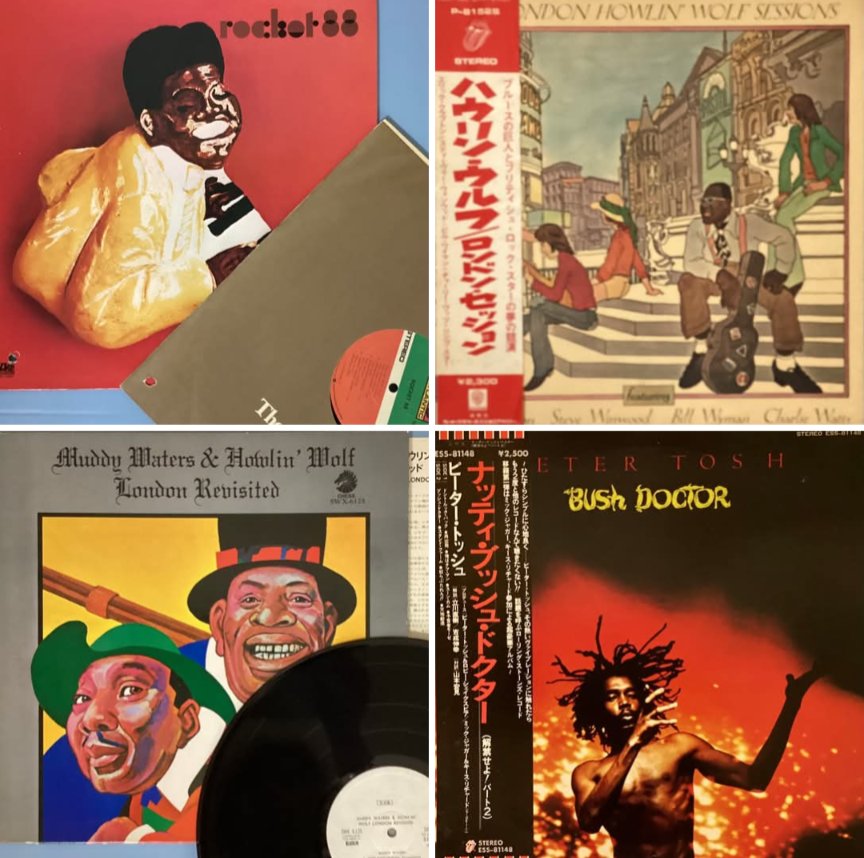 shinjukurecords's tweet photo. 毎日ロック以外のジャンル、ブルース、ジャズ、フュージョン、ソウル、レゲエ、サウンドトラック他、多数出品しています。
#blues #reggae #howlinwolf #muddywaters #rocket88 #rollingstones https://t.co/7uIRDXgXir