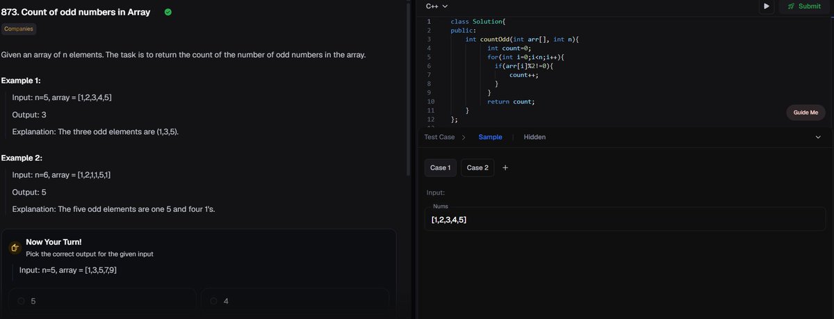 dev_190207's tweet photo. Today i completed the basic array questions of A2Z Sheet . https://t.co/VuUWG2gE20
