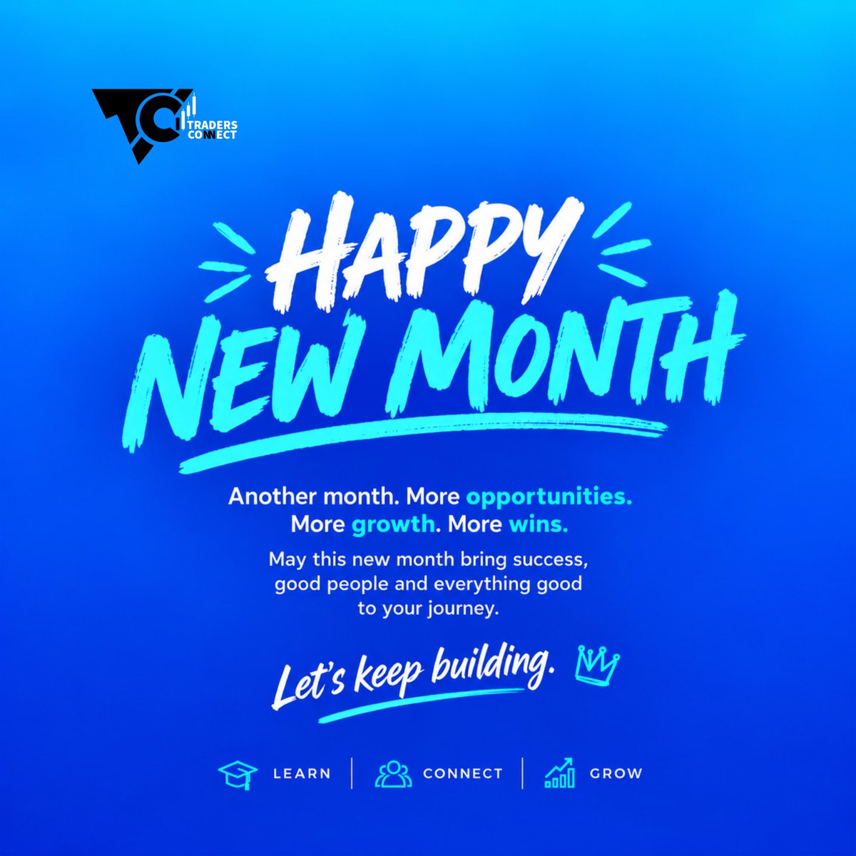 TradersConnect1's tweet photo. Happy New Month! 🤝

Let’s keep connecting, learning, building &amp; growing.

Happy Q4! 💙 https://t.co/PkHvBdky2b