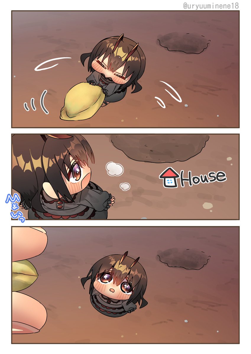 uryuuminene18's tweet photo. やっと巣に持ち帰ることができたアリちゃん🐜 https://t.co/hQ5rKSspg9