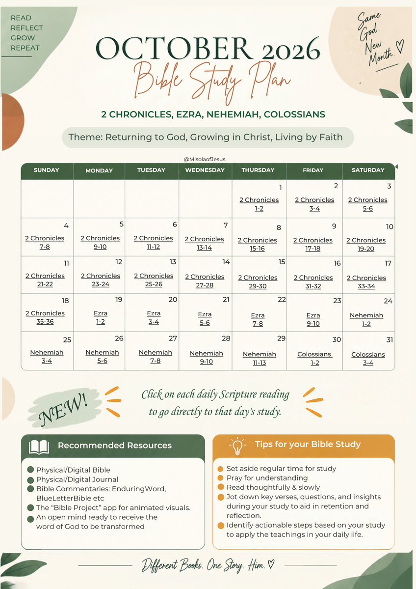 MisolaofJesus's tweet photo. We are officially starting Illuminate Q4 today.

If you’ve been looking for a Bible study plan for the final quarter of the year, I made this one for you.

October is Restoration and Rebuilding.

We’re studying the Word, reflecting daily, praying at midnight and speaking Scripture over the month.

Day 1 starts today.

If you haven’t downloaded your free copy yet, you can get it here: 
https://t.co/DWz0M9a7CV

Come and study with us. 📖🤎

#IlluminateQ4 #Illuminate #BibleStudy #ChristianTwitter