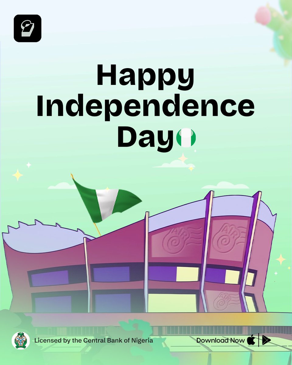qashglobal's tweet photo. Today, we celebrate the freedom to dream bigger, move forward and build the future we want. 

Happy Independence Day Nigeria 🇳🇬

#happyindependencedaynigeria #Nigeriaat66 https://t.co/t5WZ9EQ4jF