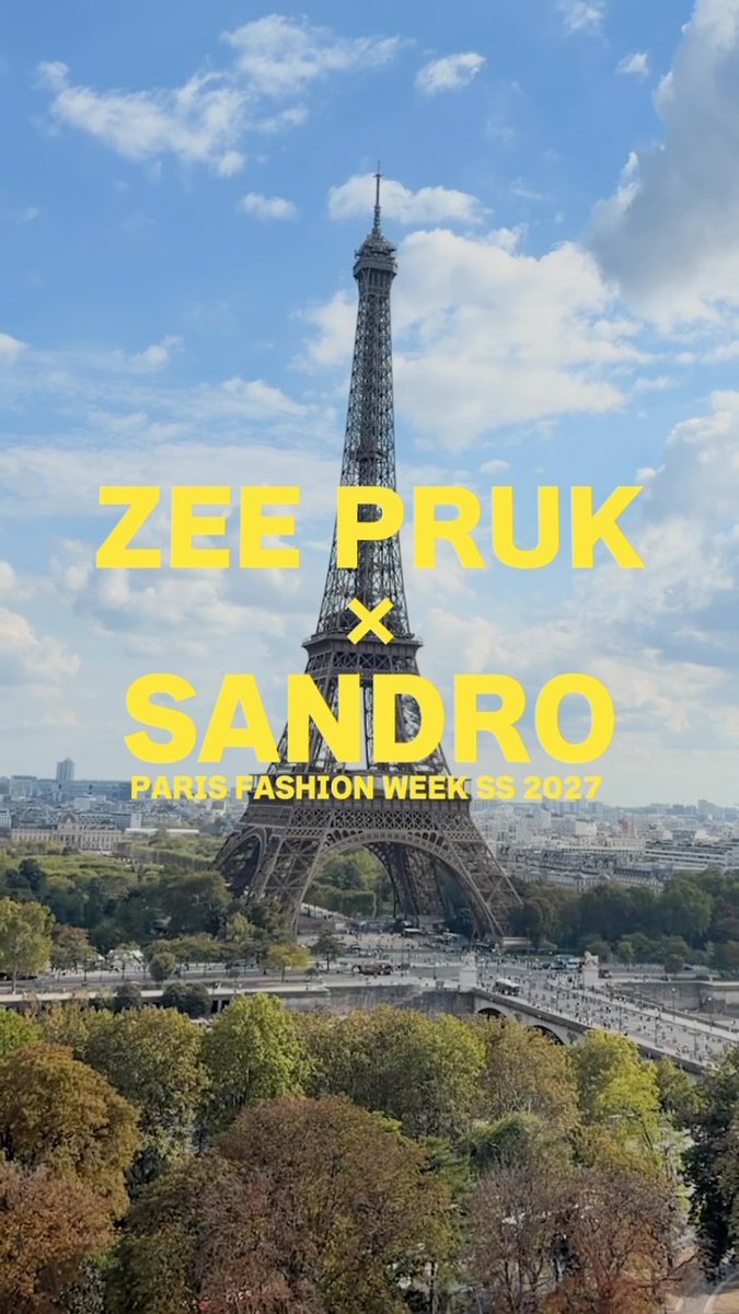estellerhaimer's tweet photo. Love this beginning thumbnail.🤩
ZEE PRUK PFW 2027
@zee_pruk #ZeePruk
#SANDROxZEEPRUK
@sandrosparis #Sandro #SandroParis
#SandroSS27 #SandroSS27CollectionPreview https://t.co/EW9Wf3nTov