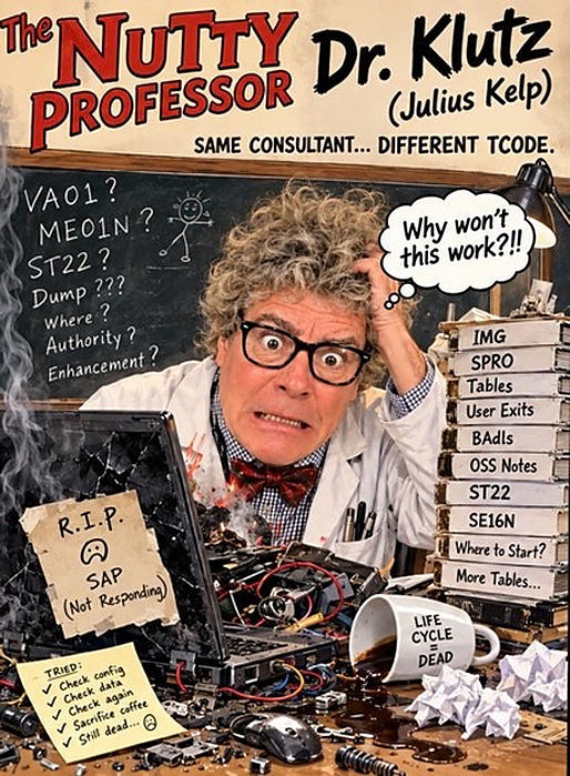 Eursap's tweet photo. Two types of SAP consultant: the ones who read the ABAP Debugger like a newspaper, and the ones who type /h and quietly close it. A functional guy's 20-year wait, one VP210 error, and a ZCS1 record hiding in VB43 👇
https://t.co/UZeBgr6J2d
#sap #abap #eursap https://t.co/G6WmnifkxH