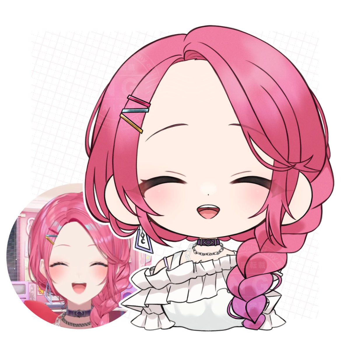 Hakaba__0000's tweet photo. #もちめるあーと  笑顔100点満点💮 https://t.co/ETqAtOXtxx