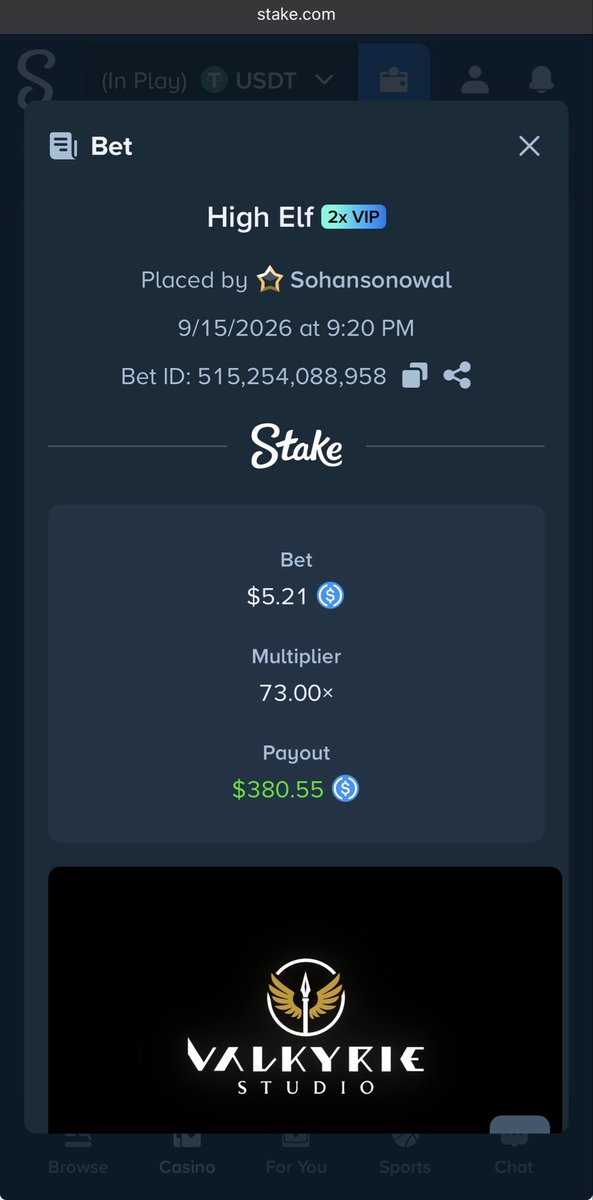 vamp_009's tweet photo. My biggest win in @ValkyrieXStudio ever, still chasing the max on wonderland forge tho and I’m on it manifesting 🙏

Can you double it ? @ValkyrieXStudio @ProdigyDDK ?

Need it so badly https://t.co/QFfJcoaNte