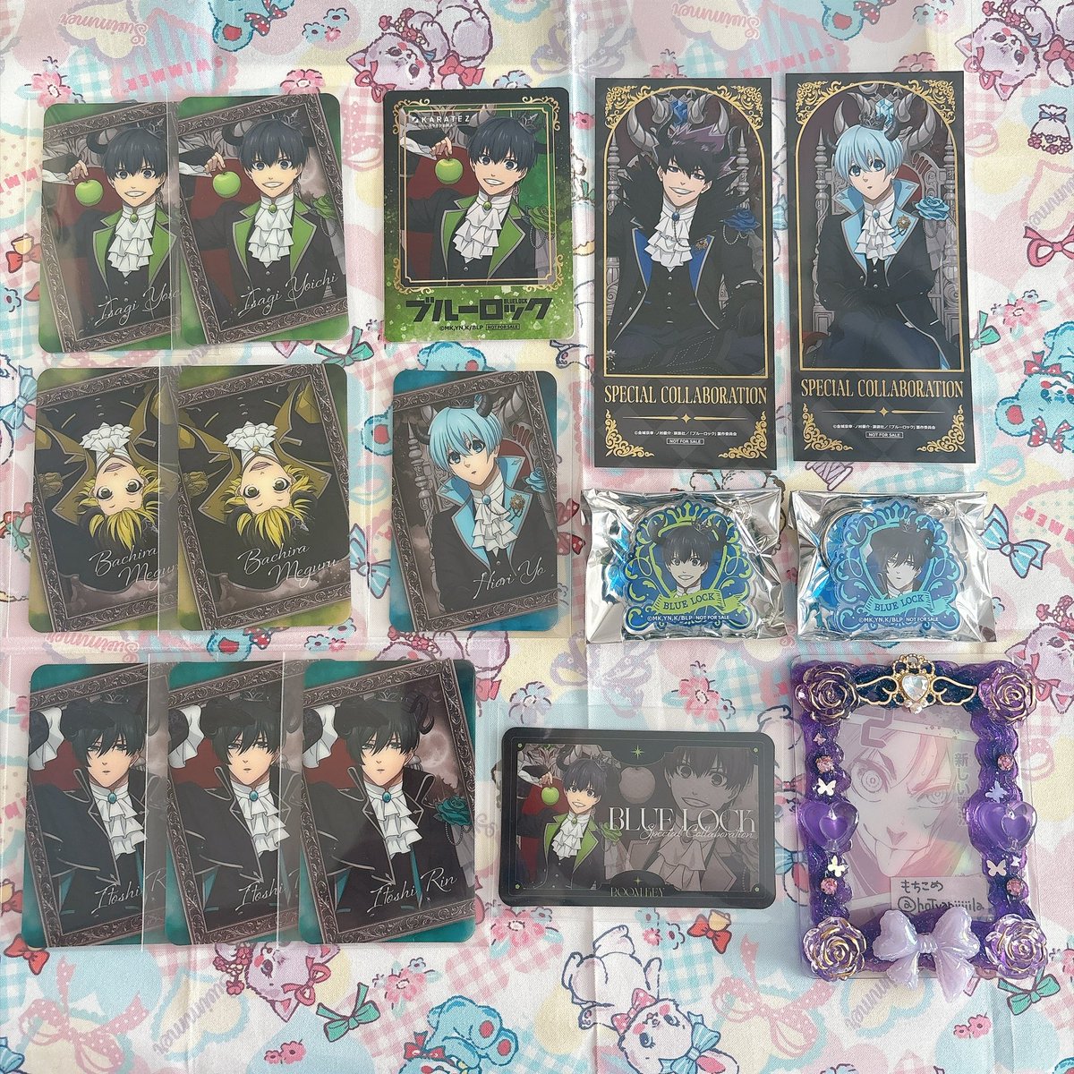 hoTvaniiiiila's tweet photo. ✧︎*交換⟡.譲渡⟡.

ブルーロック ブルロ コラボ カラ鉄
カラオケの鉄人 ビジュアルカード 特典

譲… 潔. 蜂楽. 凛. 氷織. 烏

求… 同種 玲王   
       or  定価➕送料(特典類400円)

🎀郵送のみ
🎀お気軽にお声掛けください https://t.co/gxeQaCZOno