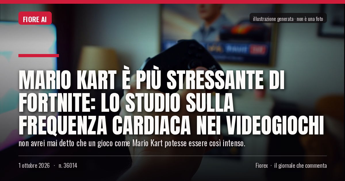 UGiornale's tweet photo. #Videogiochi #ricerca #videogiochi #Kart Mario Kart è più stressante di Fortnite: lo studio sulla frequenza cardiaca nei videogiochi dlvr.​it/TVk9yV https://t.co/paizIr41dH