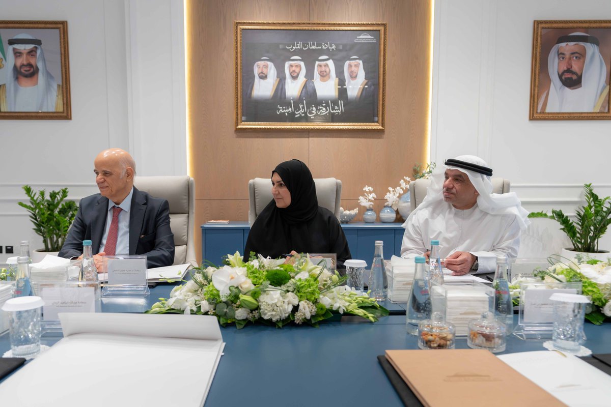 HHShkDrSultan's tweet photo. ترؤس اجتماع اللجنة التنفيذية الدائمة لمجلس الشارقة للتعليم العالي والبحث العلمي
Chairing the Executive Permanent Committee Meeting of the Sharjah Council for Higher Education and Scientific Research https://t.co/rFOkjnzi4m