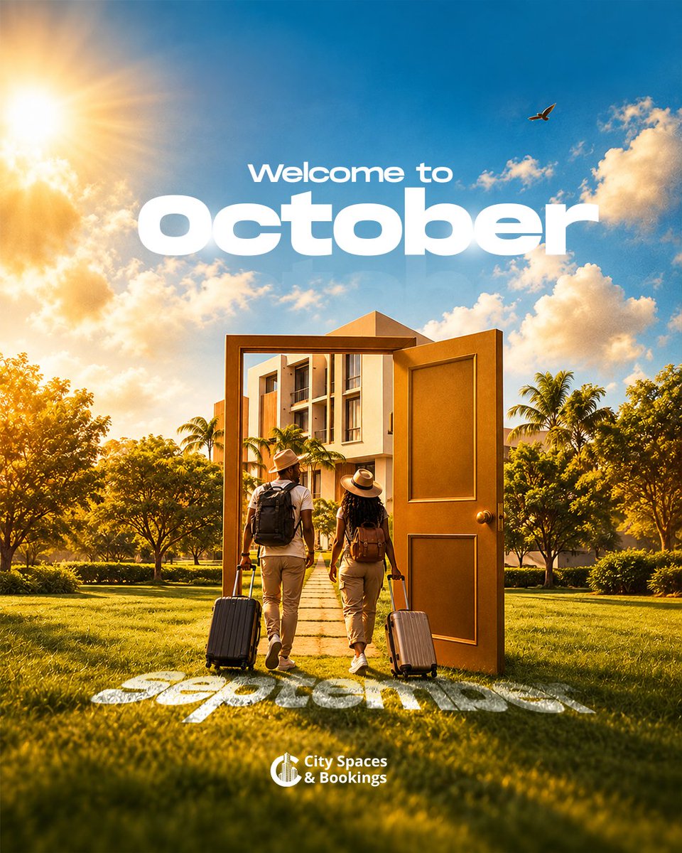 cityspacesng's tweet photo. Hello October,🫶

A new month to find your space, book your space and make new memories with CSB🔑🏘️
#cityspacesandbookings https://t.co/PWYhBLhYoo