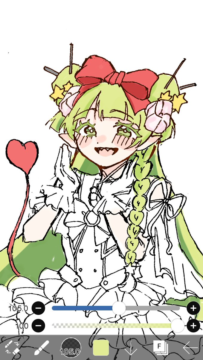Azuma8246911's tweet photo. wip.💚🎀＃魔入間FA #mairuma https://t.co/0ZxDv2mSUQ