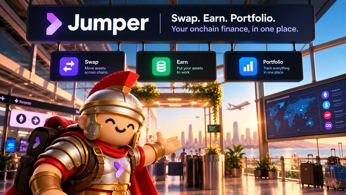 steel2300's tweet photo. 1/5
Think of Jumper like managing a trip to a big city. 
You need to exchange money, find ways to make your money work while you're there, and keep track of everything you have.
Jumper brings these three actions together. https://t.co/SYVKVrbZj8