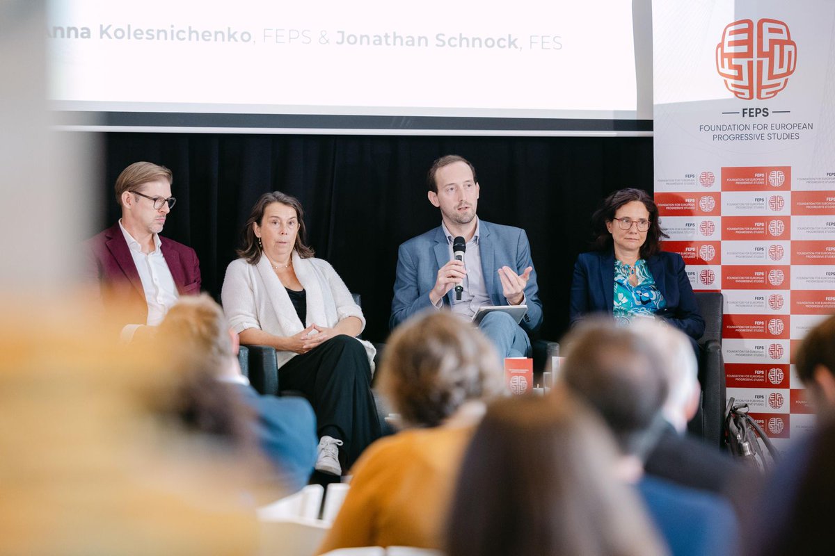 FEPS_Europe's tweet photo. 💰🔴 WATCH: At the #PolicyConference 2026, the 1st panel discusses how the EU can implement more ambitious spending and financing of priorities via resources outside of the EU budget. 
https://t.co/p33ZhChD1B

This session discusses these instruments and the role of the #EuropeanCompetitivenessFund in coordinating them. This new, ambitious design should serve both money mobilisation purposes and the fostering of a sustainable and sovereign EU economy. 🇪🇺

"Beyond the EU budget: innovative public investment instruments for sustainability and innovation scale-up" includes speakers:
👉 @MattEcke, MEP, S&D
👉 @LudovicVoet, Confederal Secretary, @etuc_ces 
👉Anna Krzyzanowska, Adviser, Startups and Scale-ups, DG RTD, European Commission
👉Dora Piroska, Associate Professor, Central European University
👉 Anna Kolesnichenko @a_kolesn, Policy Analyst, Economy, FEPS
👉 Jonathan Schnock, Policy Officer Economic & Digital Policy, Social Europe, FES 

🤝 By FEPS, in partnership with @FESJustClimate, @FES_Europa, @etuc_ces, @industriAll_EU and Solidar