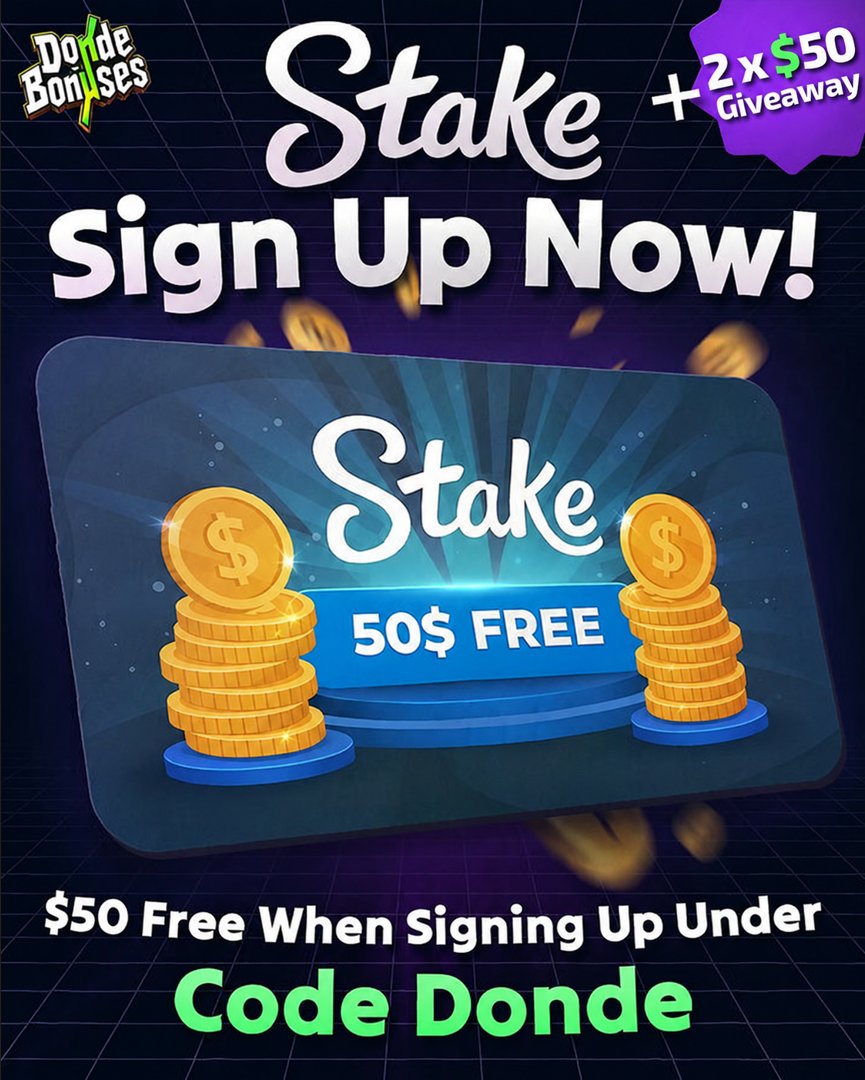 DondeBonusesCom's tweet photo. 🎉 FREE $50 JUST FOR SIGNING UP 🎉

Use code 'DONDE' on Stake to claim it💸🎁
Make a ticket in the discord for more help 👉 https://t.co/80XUDBZkP5

🔥 DONDEBONUSES $100 GIVEAWAY 🔥

1. RT + FOLLOW + TAG 2 FRIENDS
2. Sign Up With Code 'Donde' On Stake! 📎https://t.co/EQgd6GWZra
3. SUB + LIKE + COMMENT On New YT VIDEO: https://t.co/yByCVUeFLh
4. Comment Proof of Everything Below

Rolling 2 Winners in 24h hours from now!⏰

#giveaway #casinorewards #stake