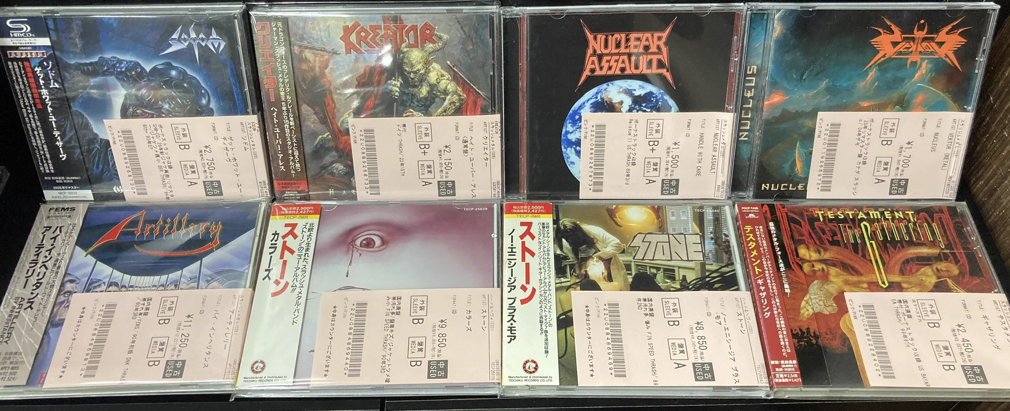 スラッシュメタルDVD中古セット ディスクユニオンお茶の水ハードロック/ヘヴィメタル館＠買取随時受付
