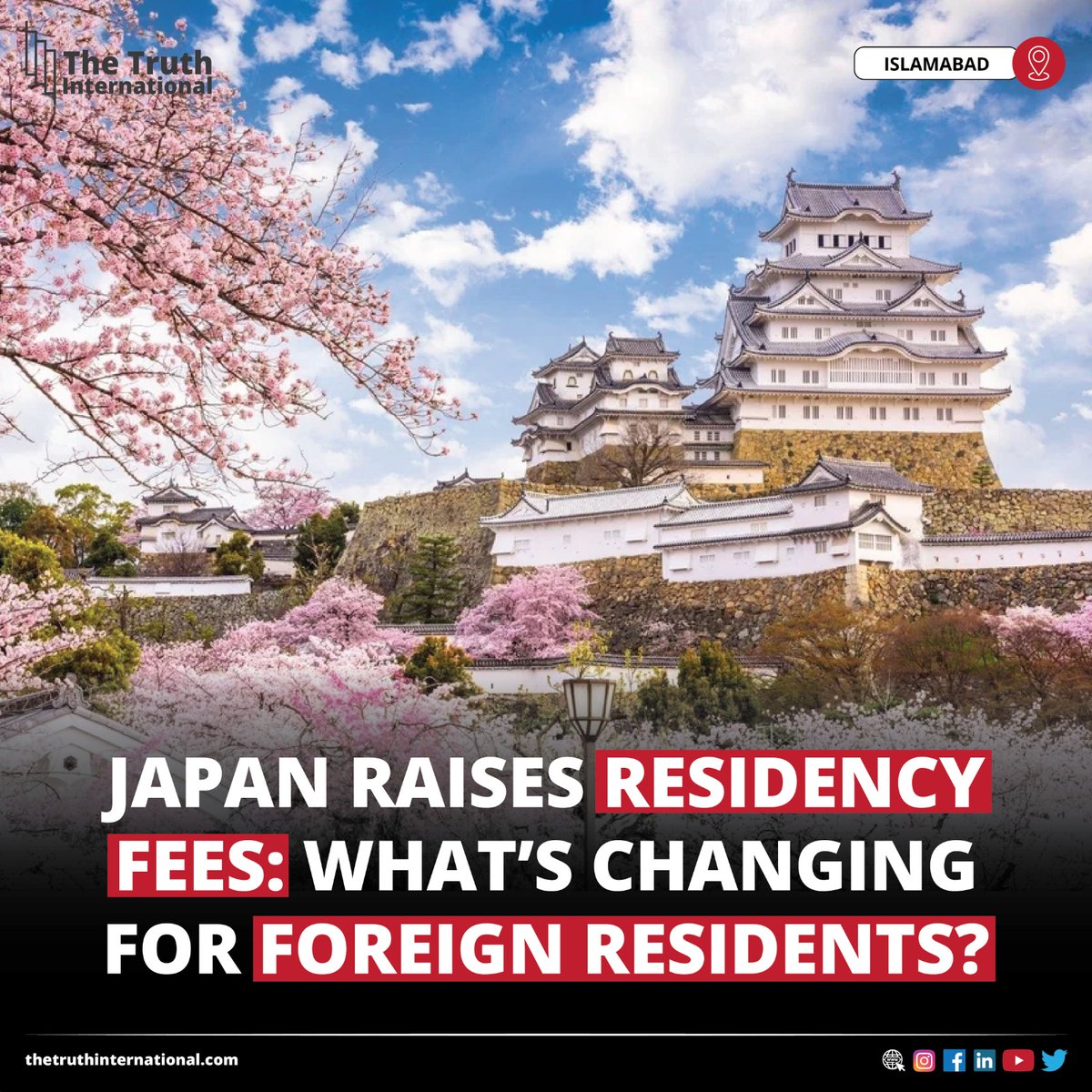 ttimagazine's tweet photo. Japan Raises Residency Fees: What’s Changing for Foreign Residents?
CLICK HERE: https://t.co/4zrK07TSb9
#Japan #Raises #ResidencyFees #Changing #ForeignResidents #TTI https://t.co/TK2t6Mi2Sa