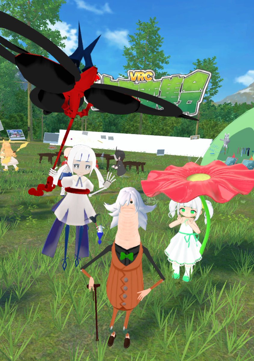 Sky_Kamesan's tweet photo. 昨日のポケ改変集会のしゃしーん
前回出会ったお高いルギア発見
フラエッテがいたのでAZで撮ってきた
チームパルデア
なんでアオキが被るんですか！？
ナイス改変！
#VRCポケ改変集会 https://t.co/bEKQO9NtIx