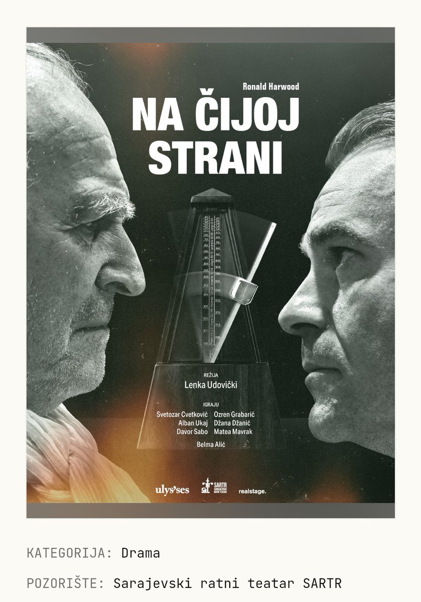sladjanabem's tweet photo. Sinoć sam u Sarajevskom ratnom teatru gledala predstavu "Na čijoj strani" i izašla iz dvorane s osjećajem da mi je u ruke stavila kompas i mapu za vlastito suočavanje s granicama, odgovornošću i moralnim kompromisima.

Ovo je jedna od onih predstava koje ne postavljaju laka pitanja, a istovremeno ne dopuštaju ravnodušnost. Tjera vas na razmišljanje i dugo nakon što se završi. Pisat ću o tome.

📸 https://t.co/oM8PTISjZz