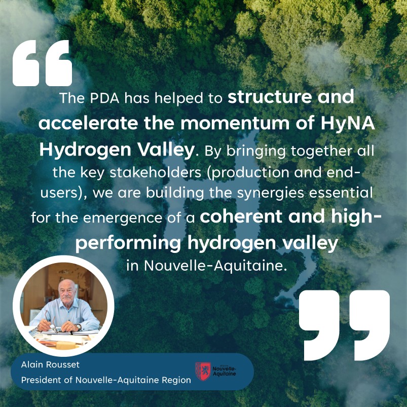 CleanHydrogenEU's tweet photo. PDA Mini Case Study #8 – PDA light helps to align 20 stakeholders in France’s HyNA Valley 

The HyNA Valley, is a vast regional ecosystem in France that unties 15 projects and 20 stakeholders to decarbonize industry, mobility and energy.
👉 Learn more: https://t.co/9IP23igzB7 https://t.co/dJBQJw5vm0