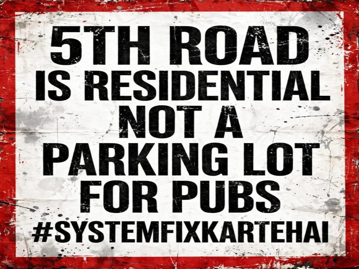 nikhil_ruparel's tweet photo. 5TH ROAD IS RESIDENTIAL, NOT A PARKING LOT FOR PUBS.

Residents can't sleep, gates blocked, footpaths encroached, drunk driving till 2 AM.

This is a RESIDENTIAL area, not a nightlife hub.

@MumbaiPolice @mybmcWardHW @MTPHereToHelp When will you act?
@MNCDFbombay https://t.co/Io0laHjrXu