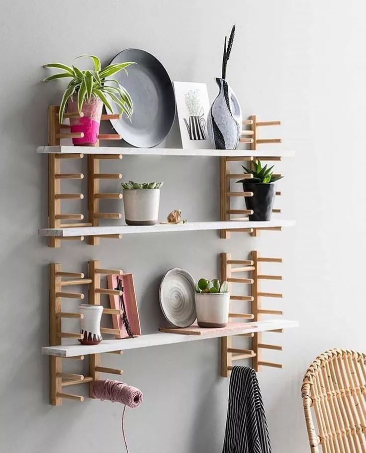 AutumnArnot5g6's tweet photo. Just made a mini wooden shelf from scrap sticks! No fancy tools needed—great way to reuse leftover materials. https://t.co/4YO3seznqD
