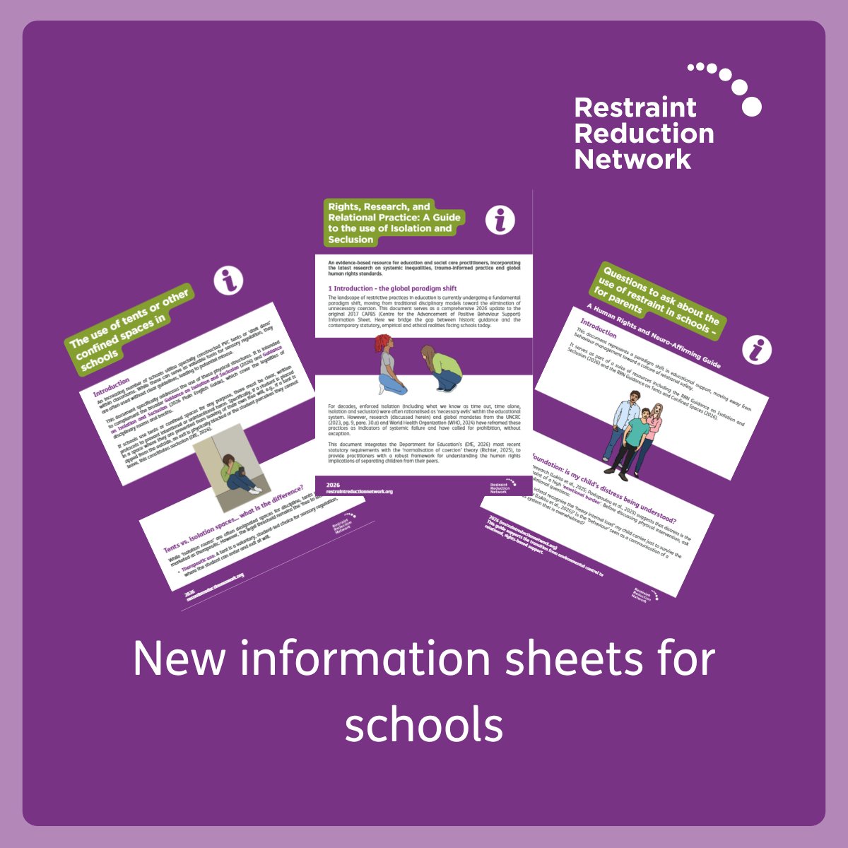 theRRNetwork's tweet photo. RRN has published new evidence-based, neuro-affirming and legally grounded resources to help schools understand and reduce the use of isolation and seclusion. 

Download the resources: https://t.co/suhyXTCwpv https://t.co/qJ30e6uRPu
