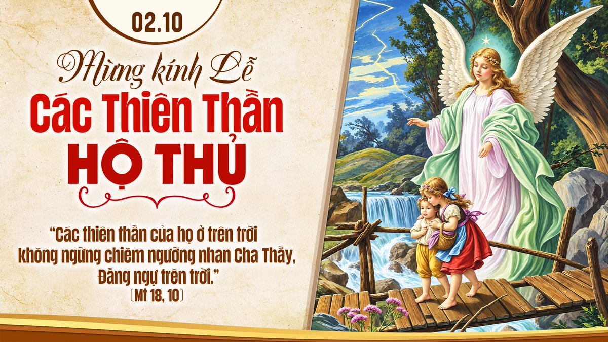 densoiconbuoc's tweet photo. Thứ Sáu  Các Thiên Thần Hộ Thủ Lễ nhớ Mt 18,5-10.
Đáp Ca: Chúa truyền cho thiên sứ giữ gìn bạn trên khắp nẻo đường.
Ha-lê-lui-a. Chúc tụng Chúa đi, toàn thể thiên binh hằng hầu cận và tuân hành thánh ý. Ha-lê-lui-a https://t.co/b4ofm3clvw