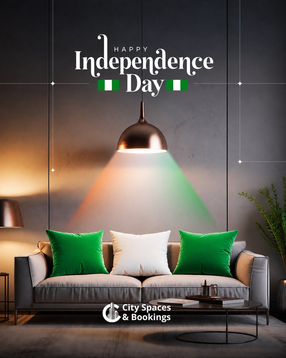 cityspacesng's tweet photo. Happy Independence Day💚 https://t.co/PIXPOwKdSm