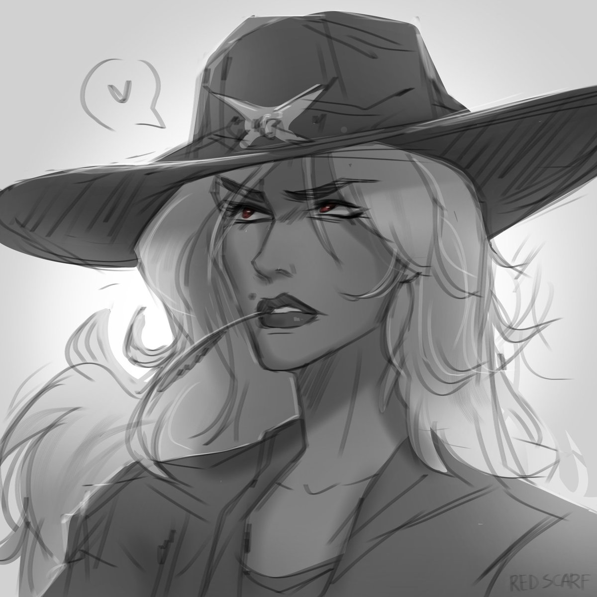 RedScarfABS's tweet photo. Happy birthday Ashe!💥💖
#overwatch #ashe https://t.co/ijqo7P72tp