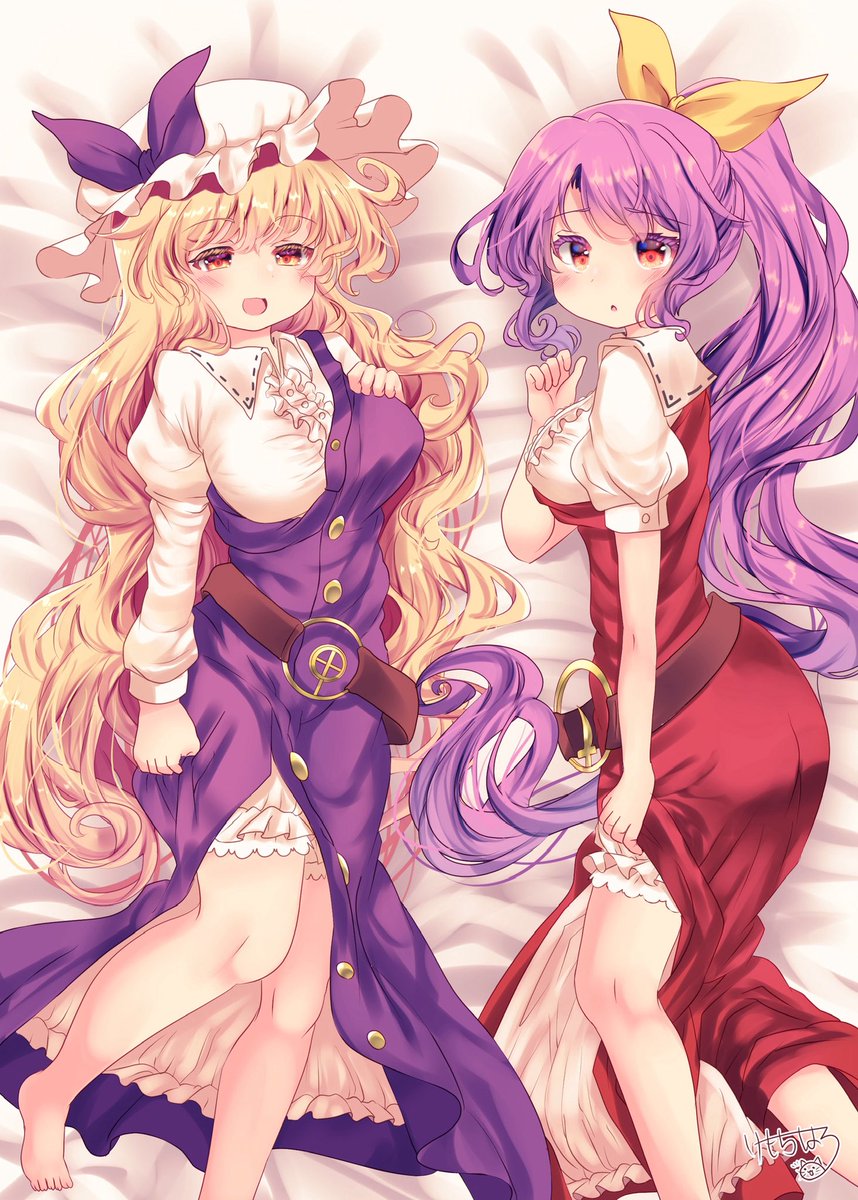 kemochiharu717's tweet photo. 綿月姉妹ちゃんと添い寝する？

 #東方Project https://t.co/QPdjBqVBvI
