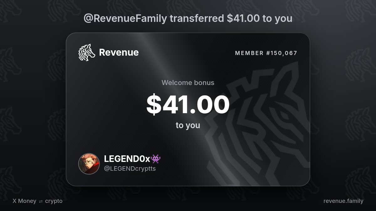 LEGENDcryptts's tweet photo. $41.00 just landed from @RevenueFamily https://t.co/CWDQ8oPxnM