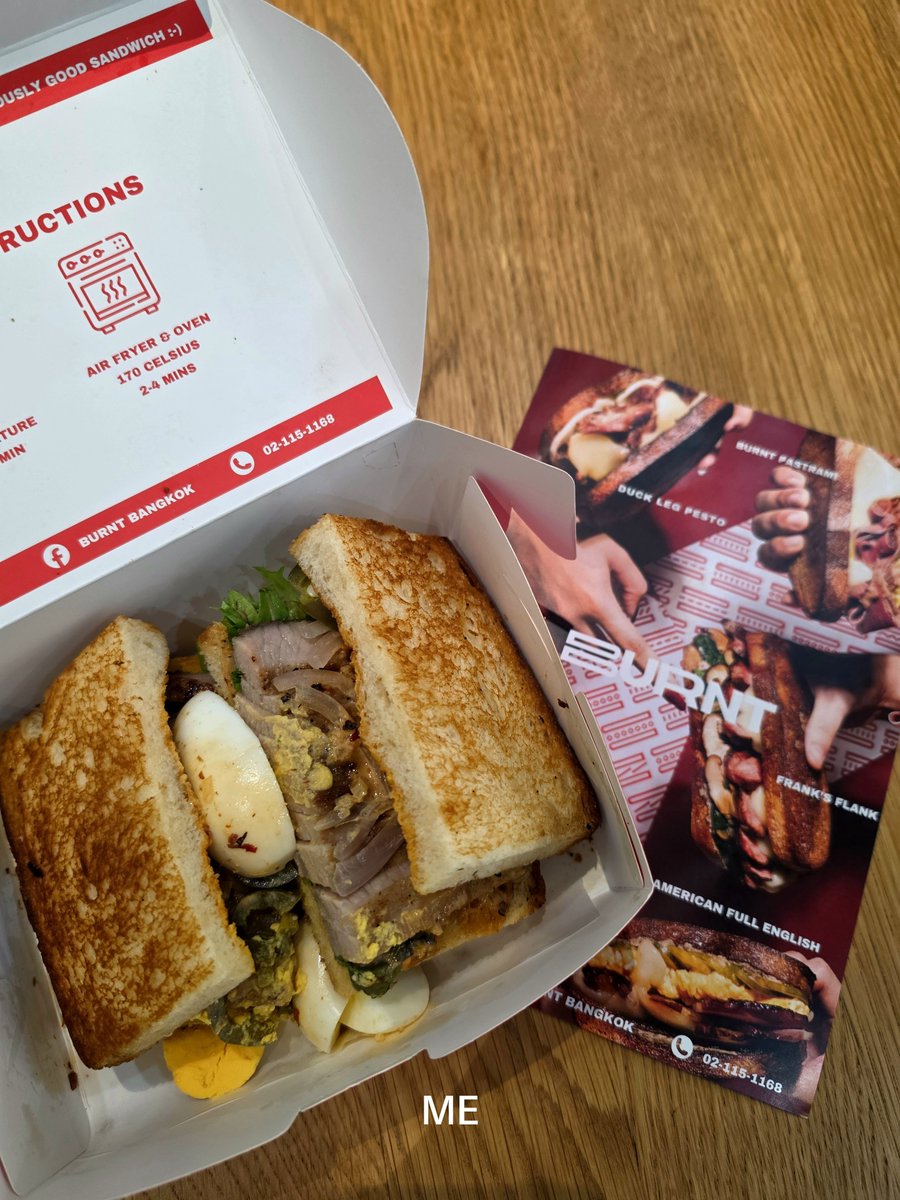 misearngv2's tweet photo. สั่ง Pig Up Sandwich ที่ Burnt คอแลปร่วมกับ Pig Me Up มา น่ากินมากกกก

#BurntBKK #PigMeUp https://t.co/eO2BUQV6TS