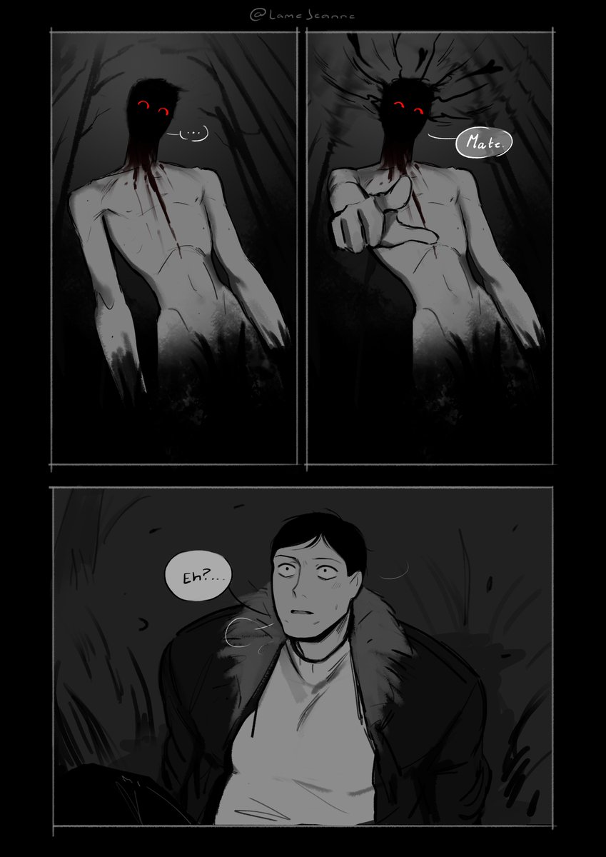 LameJeanne's tweet photo. Visitag (Dmitry) x Humantruder (Viktor) 💖

I wanted to follow the narrative of the fandom where prota kills himself, but instead of being faceless I want to think he reconstruted own face with his powers. He doesn't have a shell to cover it anymore.

#palegun #ninah #ninahtwt https://t.co/xCEgcmxhG5