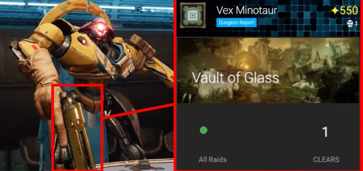 LukeCB14's tweet photo. Well done Vex Minotaur https://t.co/YTRz3CEbLz