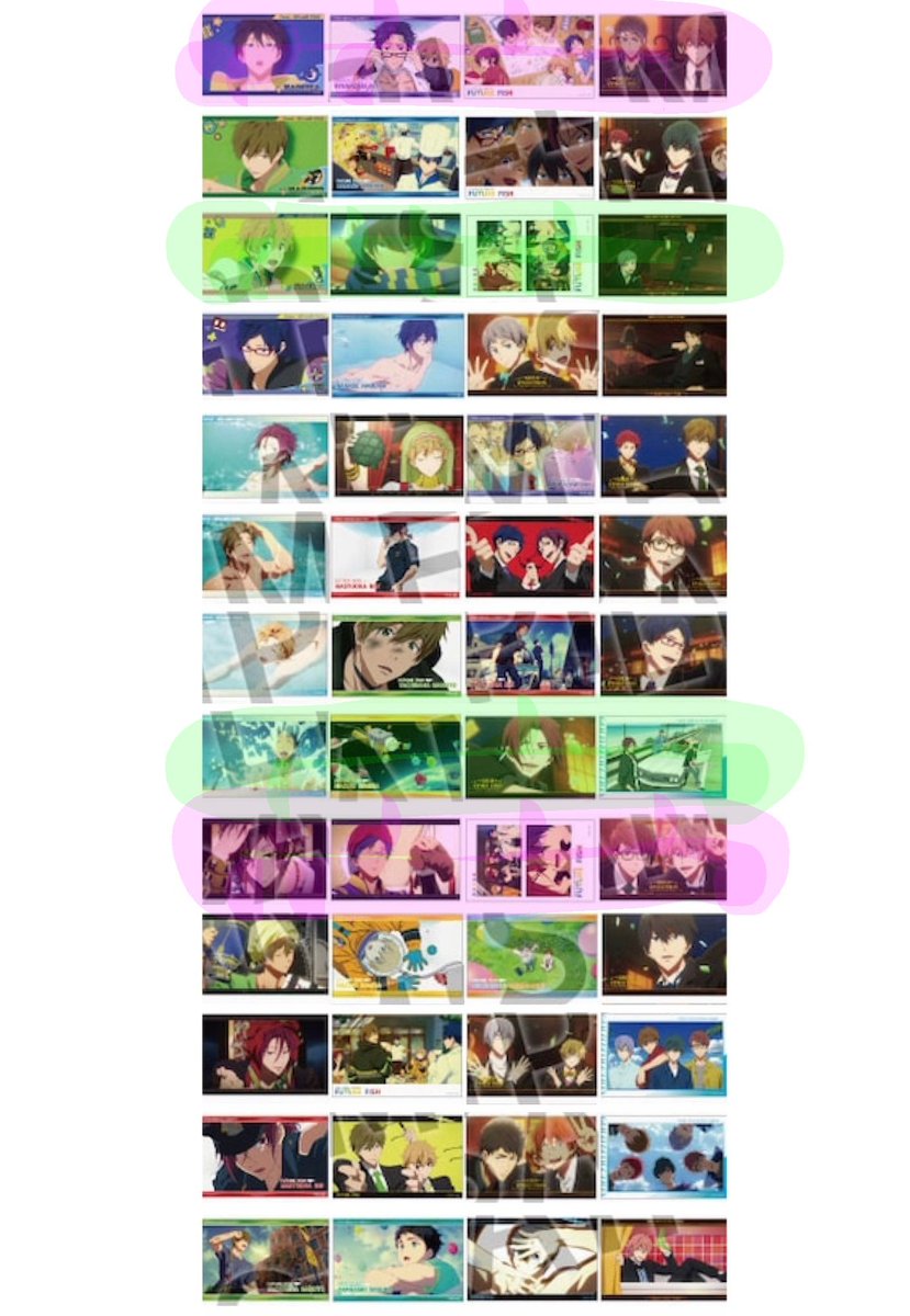 tomohina23's tweet photo. 【交換】Free！ブロマイドコレクション
EndingSeries

求：画像　赤枠
譲：画像　緑枠

セットでの交換希望です。
郵送希望📮
お気軽にお声がけください。 https://t.co/yXI0lo2GE4