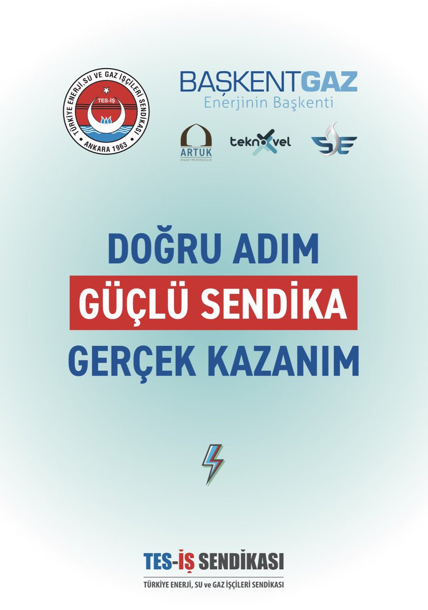 tes_is1963's tweet photo. BAŞKENTGAZ TOPLU İŞ SÖZLEŞMEMİZ İMZALANDI

Başkent Doğalgaz Dağıtım A.Ş. (BAŞKENTGAZ) işyerlerinde yürütülen toplu iş sözleşmesi görüşmelerimiz, tarafların karşılıklı anlayış ve uzlaşmacı yaklaşımı çerçevesinde gerçekleştirilen müzakerelerin ardından anlaşmayla sonuçlanmış ve yeni dönem toplu iş sözleşmemiz imzalanmıştır.

Üyelerimizin taleplerini ve beklentilerini esas alarak yürüttüğümüz görüşmeler sonucunda imza altına alınan sözleşmeyle, mevcut kazanımlarımız korunurken üyelerimizin ekonomik ve sosyal haklarının geliştirilmesine yönelik önemli kazanımlar elde edilmiştir.

Yeni dönem toplu iş sözleşmemiz kapsamında elde edilen kazanımlara ilişkin ayrıntılı bilgiler, değerli üyelerimizin bilgisine sunulmak amacıyla hazırlanan ekteki sunumda yer almaktadır.

İmzalanan toplu iş sözleşmesinin başta değerli üyelerimiz olmak üzere teşkilatımıza, Başkent Doğalgaz Dağıtım A.Ş.’ye ve çalışma hayatına hayırlı sonuçlar getirmesini temenni ediyor; görüşmeler sürecinde gösterdikleri yapıcı tutum ve katkıları nedeniyle emeği geçenlere teşekkür ediyoruz.

TES-İŞ Genel Merkez Yönetim Kurulu Adına

İrfan KABALOĞLU
Genel Başkan