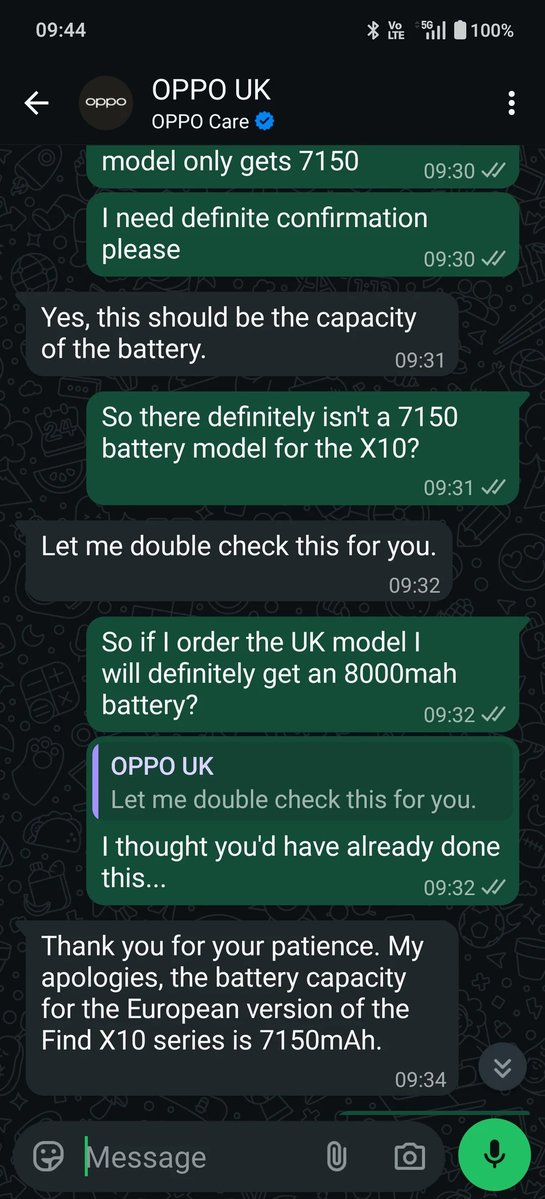 JustColdWater's tweet photo. the european / uk version  of the #oppofindx10series has only a 7150 mAh battery. that suxx ! #oppo #findx10promax @oppo why ? less RAM ok... but almost 1000mAh less battery ? pre-order is cancled ! #findx10series https://t.co/XRNjYys0k3