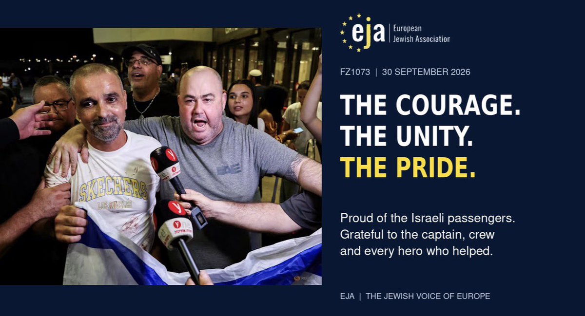 EJAssociation's tweet photo. Israeli passengers became heroes on flight FZ1073. Their courage, alongside Captain Smit Machchhar and the crew, helped avert disaster.

EJA is proud of their bravery and grateful to every hero who brought them home. 💙

#AmYisraelChai https://t.co/u9w5zLP0uv